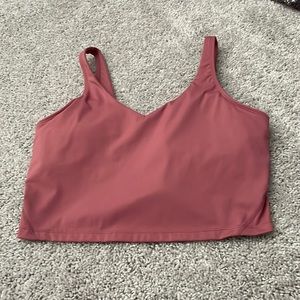 Mauve workout tank